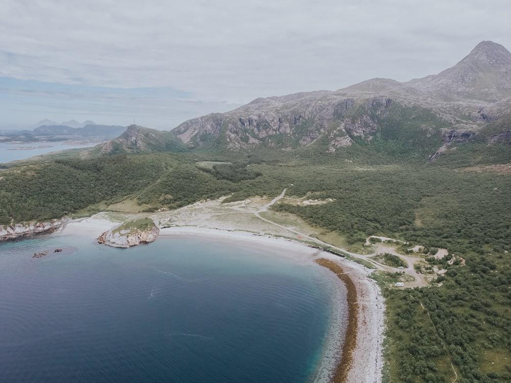 dønna helgeland coast norway in summer