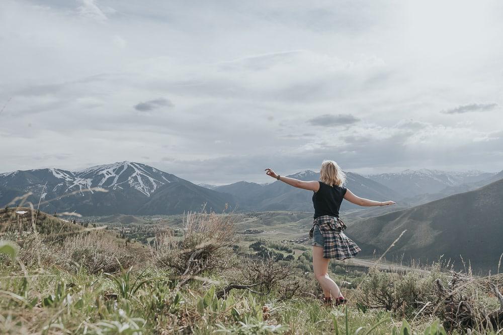 Proctor Mountain loop hike Ketchum Idaho