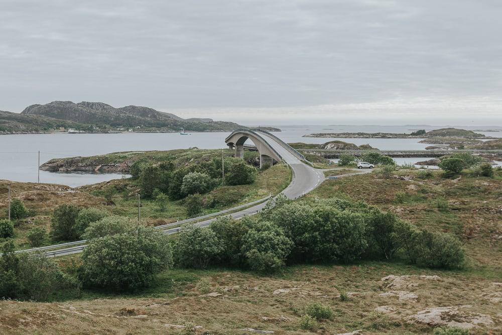 herøy bridge helgeland coast norway