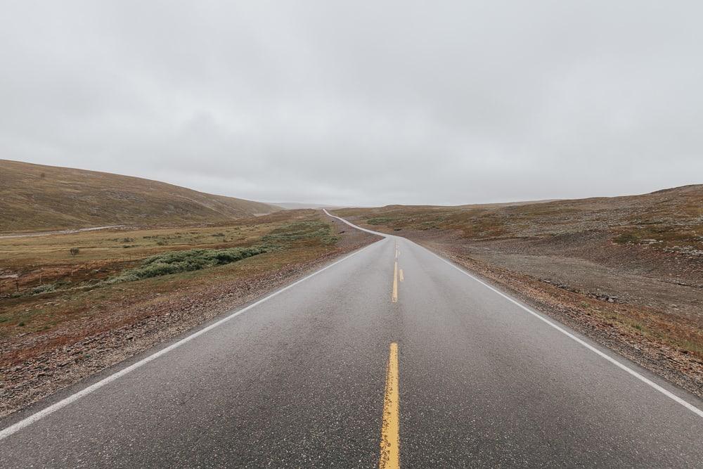 varanger tourist route in summer norway