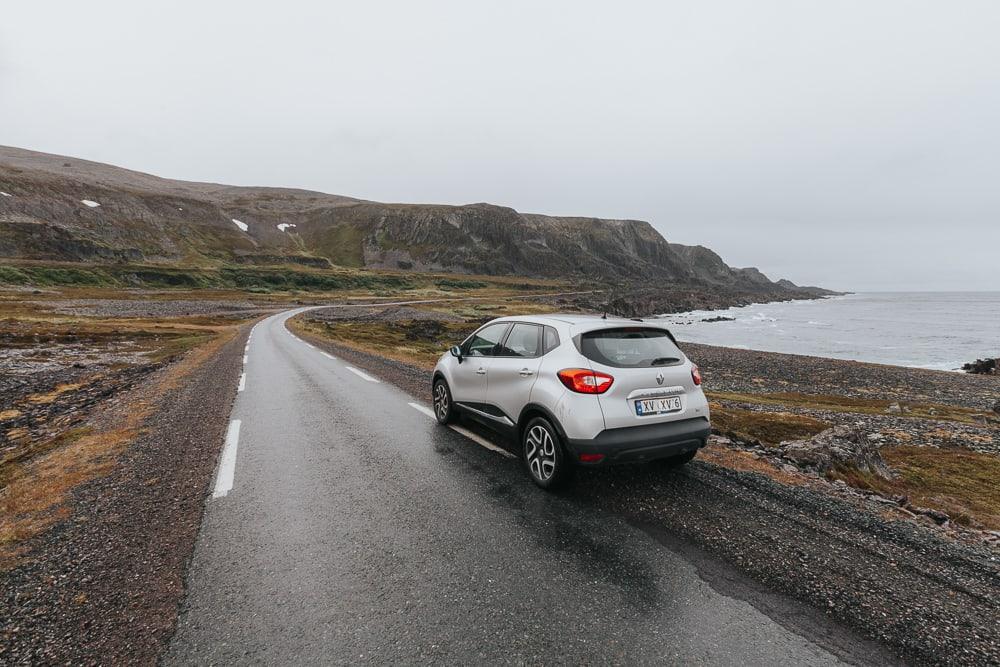 varanger tourist route in summer norway