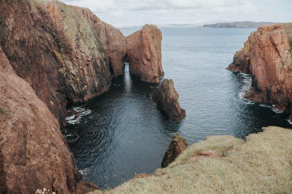 hams of roe on muckle roe coastal walk shetland