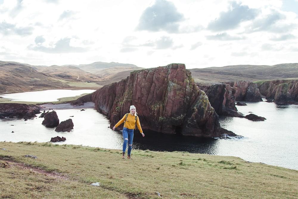 hams of roe on muckle roe coastal walk shetland