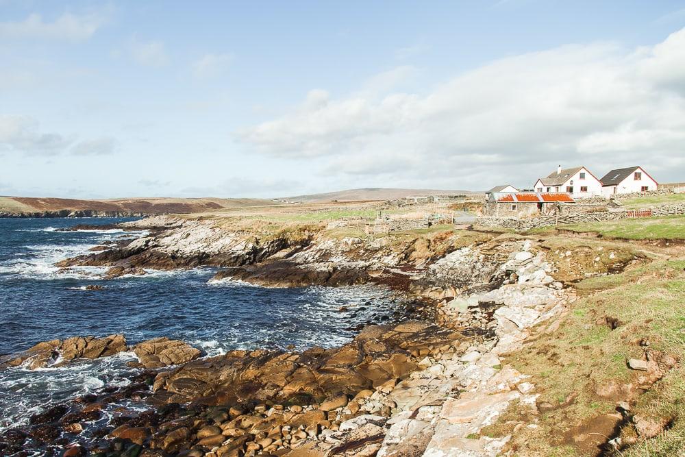 no ness and the broch of burraland, sandwick shetland