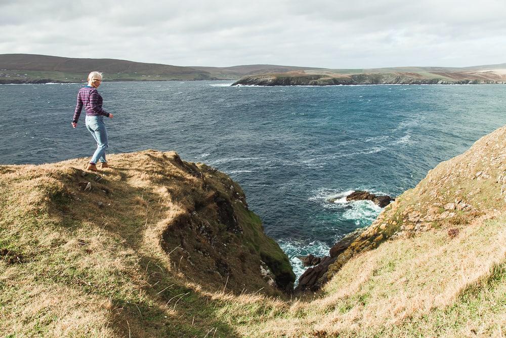 no ness and the broch of burraland, sandwick shetland