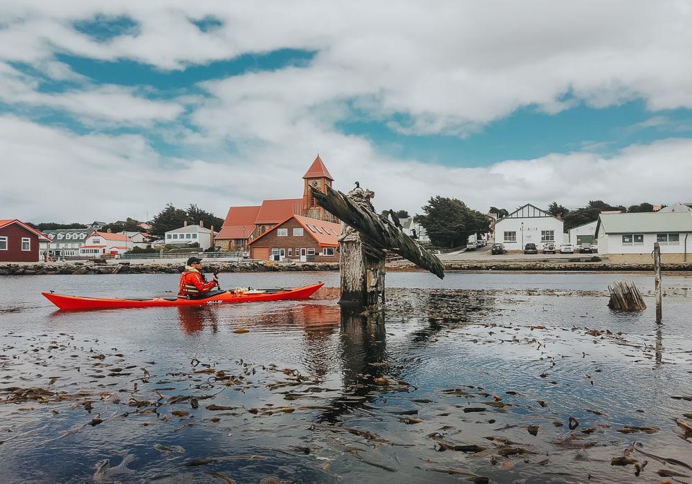 sea kayaking with falkland outdoors falklands