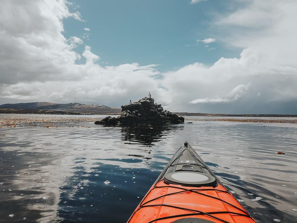 sea kayaking with falkland outdoors falklands