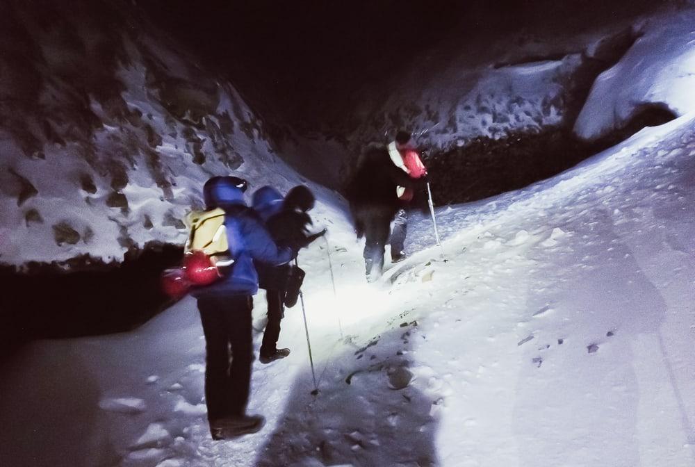 ice cave hike svalbard