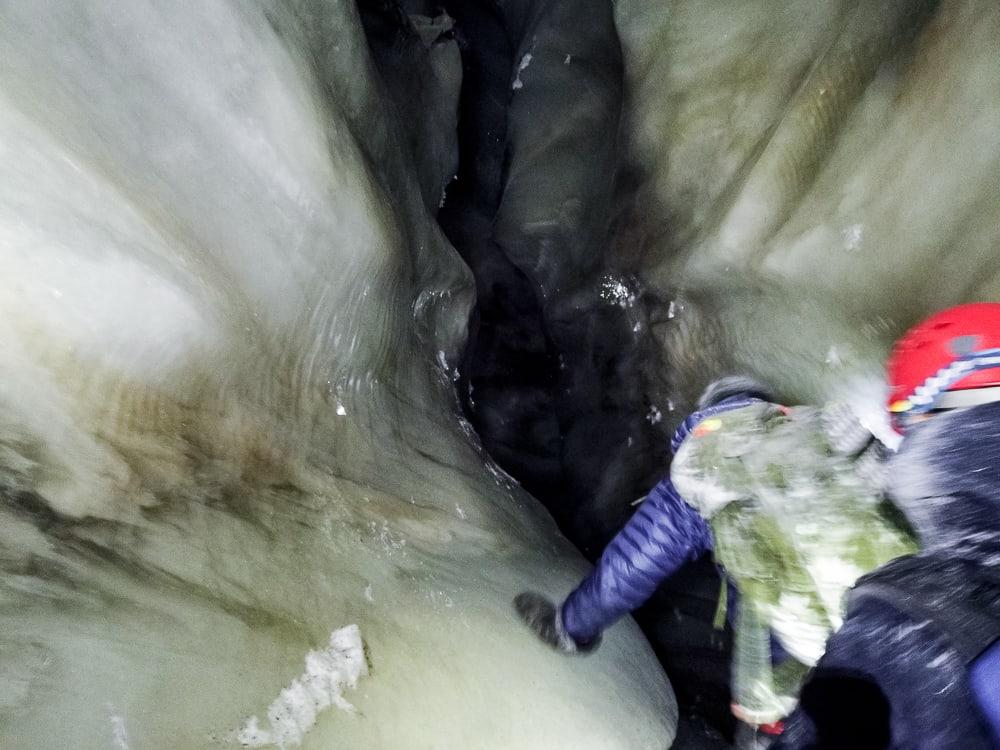 ice cave hike svalbard