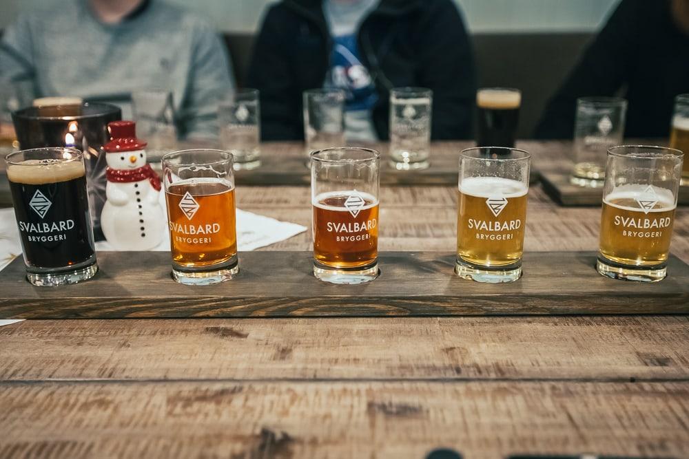 svalbard bryggeri beer tasting