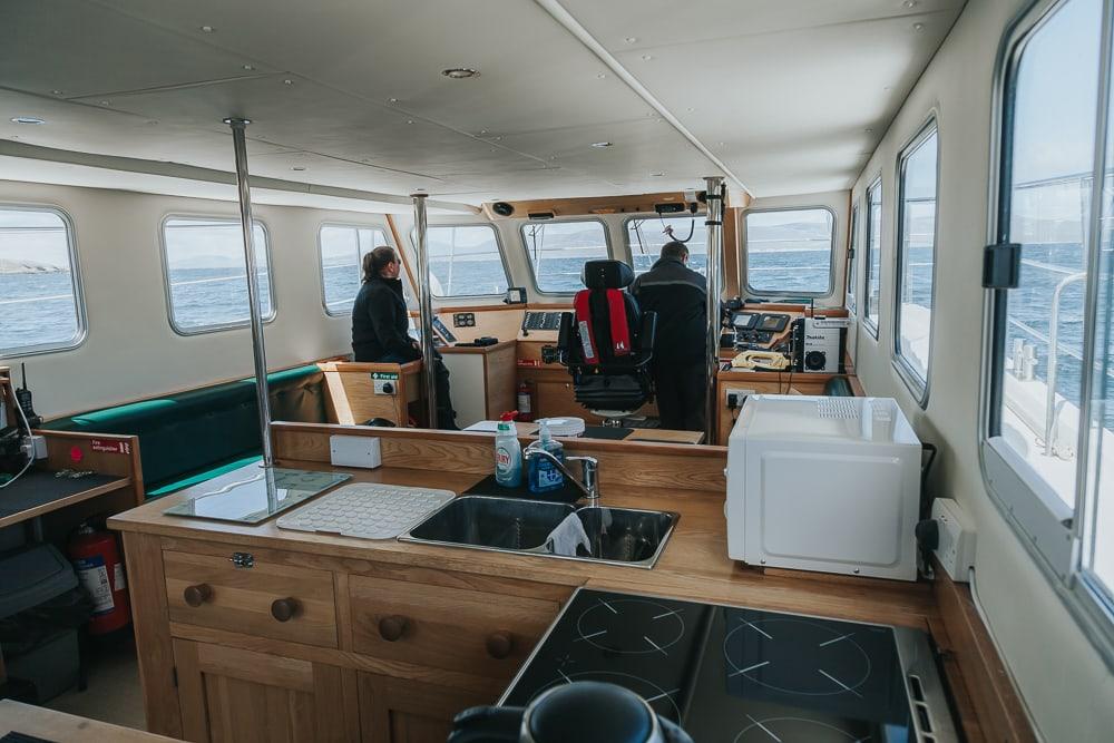 boat from west point to carcass island falklands