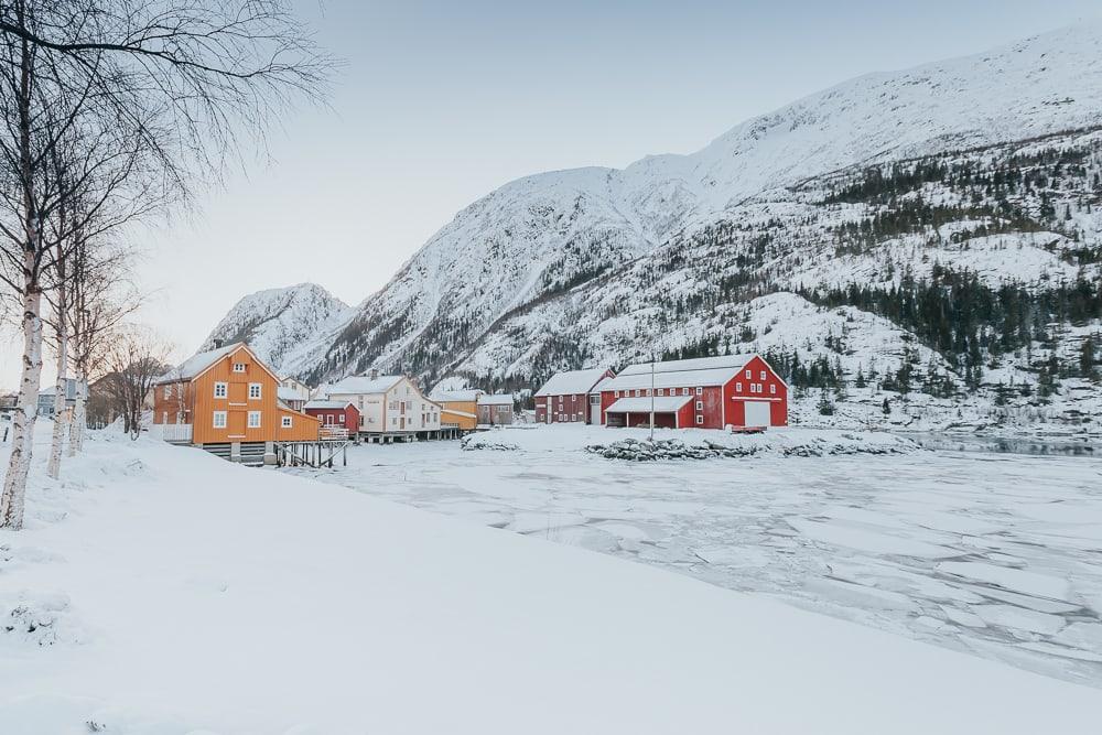 winter in mosjøen, norway