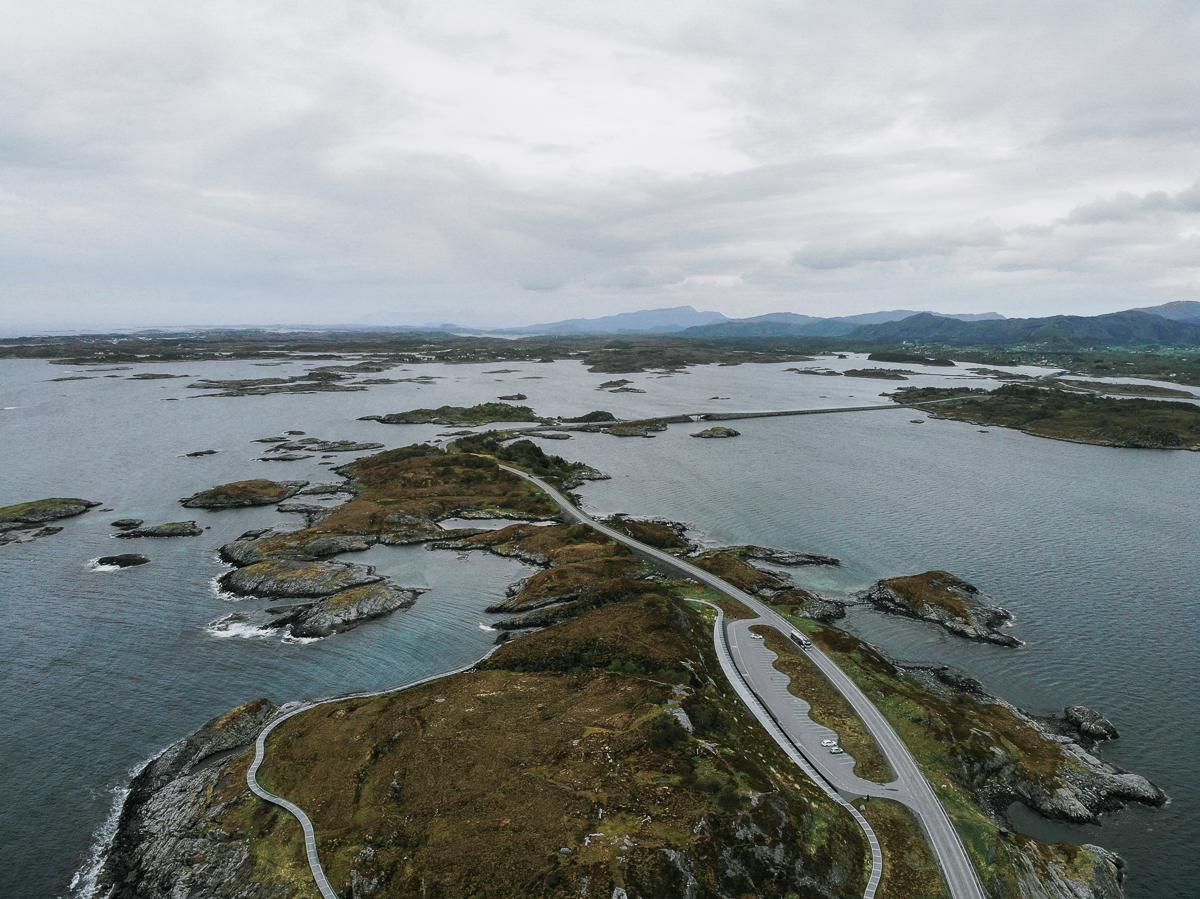 atlantic ocean road, norway