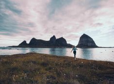 summer in træna island helgeland coast norway