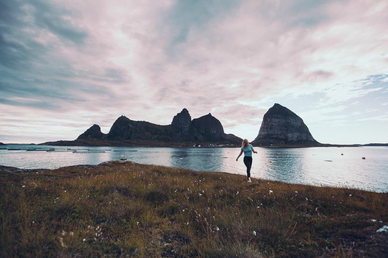 summer in træna island helgeland coast norway