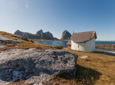 Petter Dass Chapel (Petter Dass-kapellet) Husøya Træna Helgeland