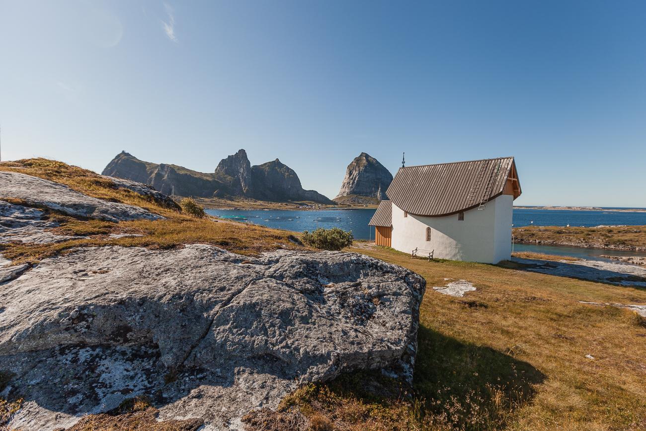 Petter Dass Chapel (Petter Dass-kapellet) Husøya Træna Helgeland