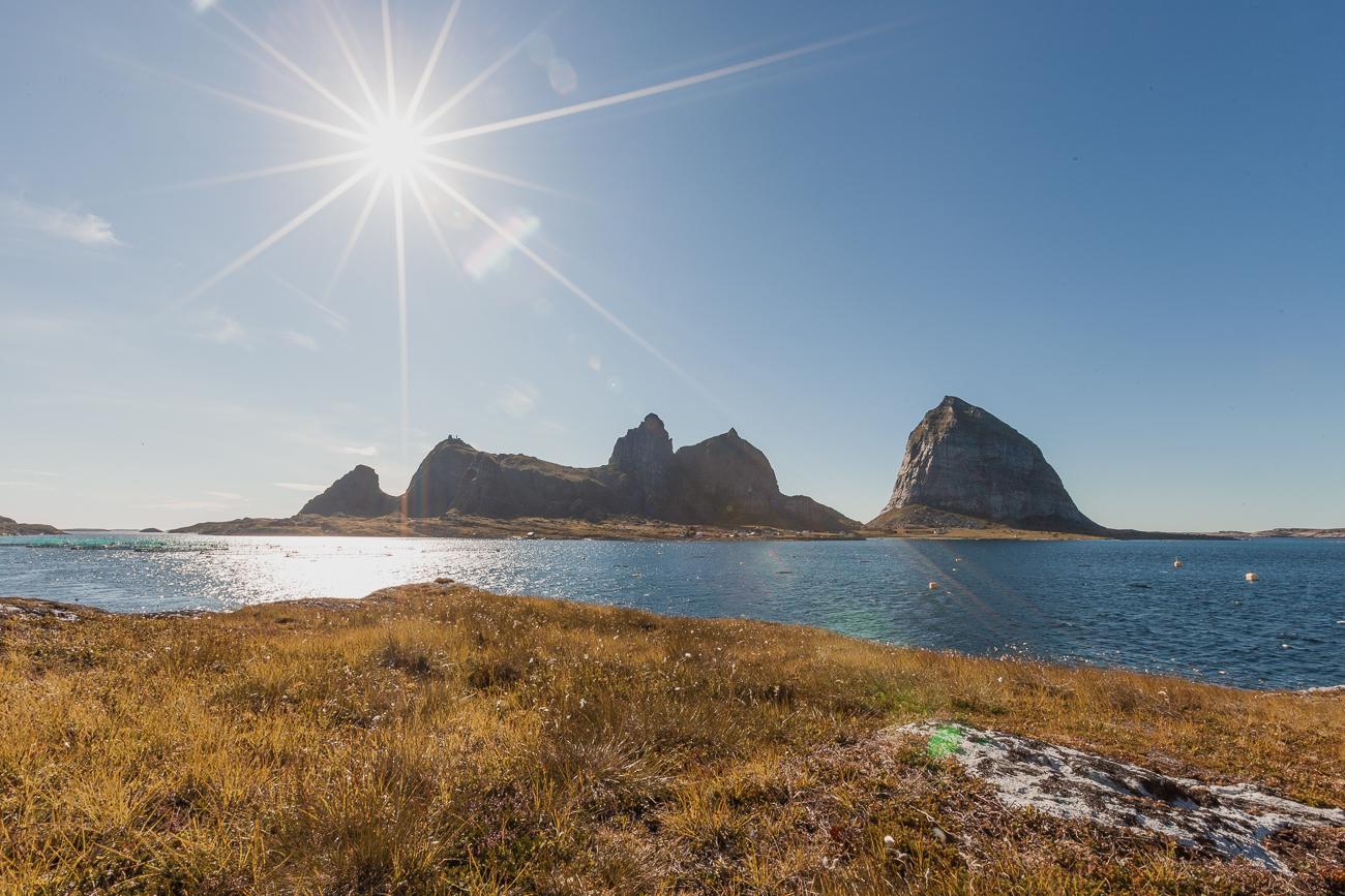 sanna mountains, træna, norway