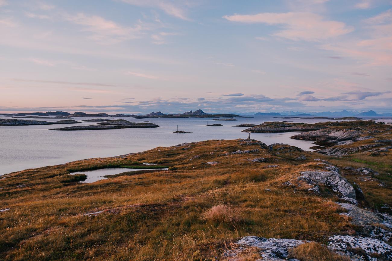 summer on husøya, traena, norway