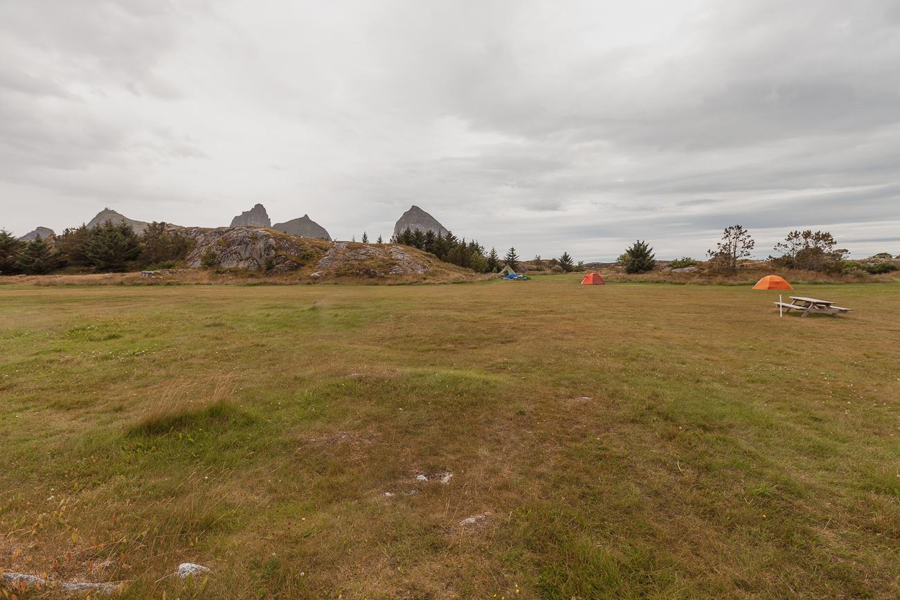 camping husøya, træna, norway