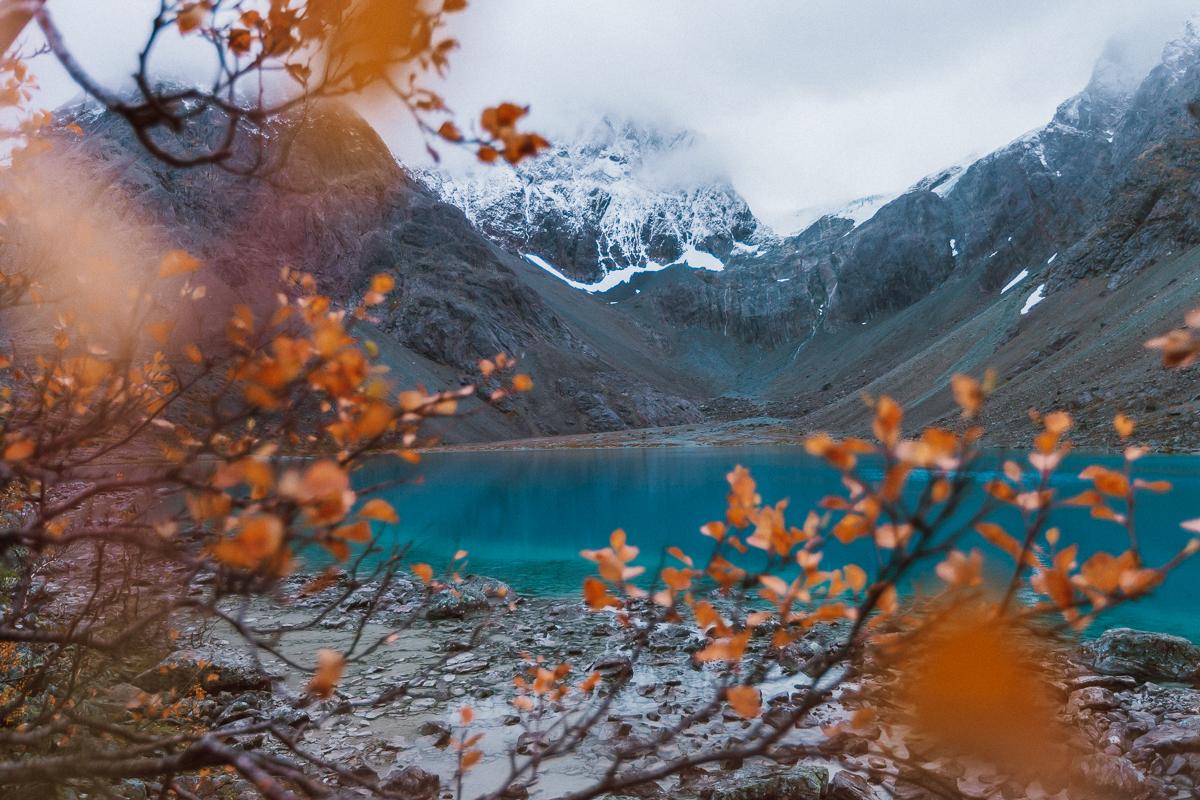 blåisvatnet blue lake lyngen alps norway