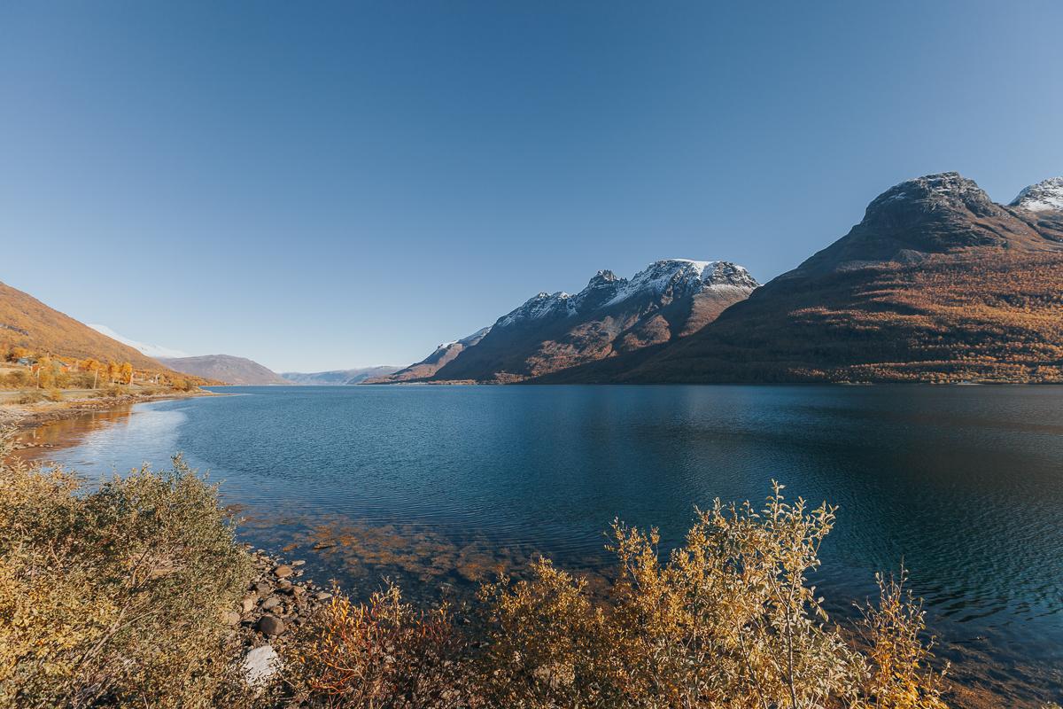 lyngenfjord norway in September norway