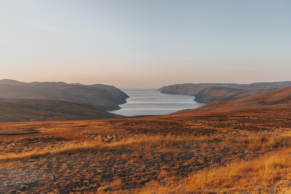 north cape norway in autumn