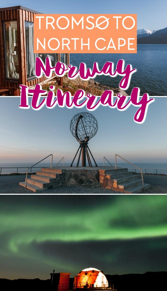 Tromsø, Lyngen, Alta, North Cape one week Norway itinerary