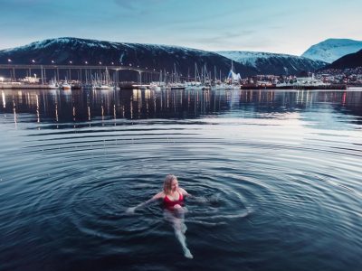 pust sauna winter swimming tromsø norway