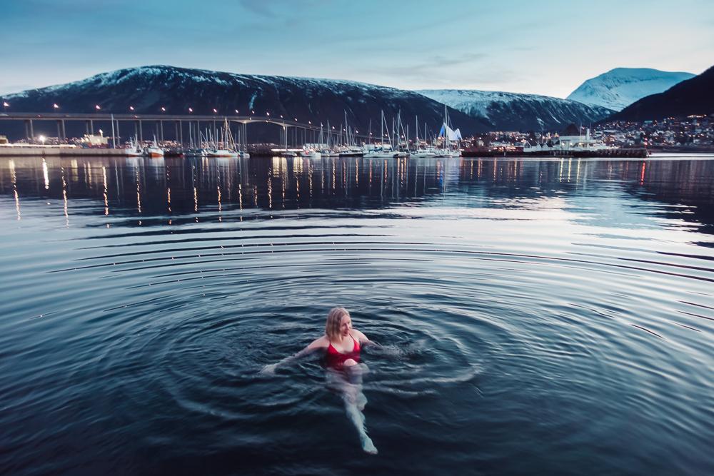 pust sauna winter swimming tromsø norway