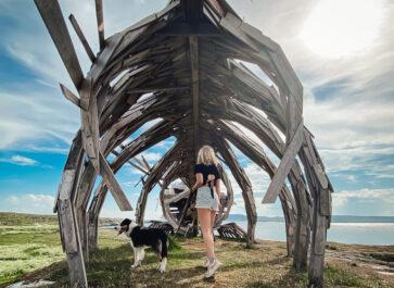 Drakkar - Leviathan sculpture vardø norway