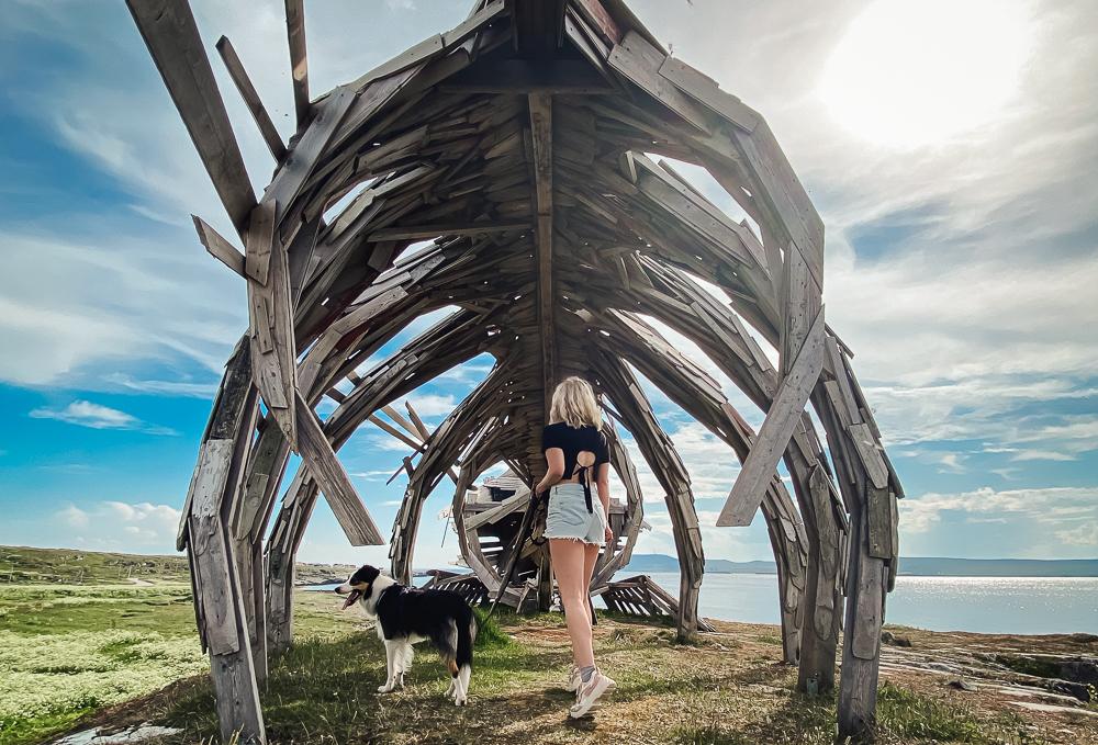 Drakkar - Leviathan sculpture vardø norway