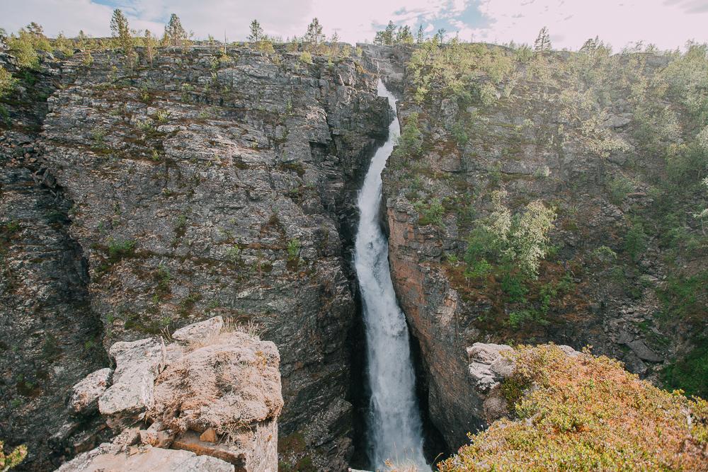 sarafossen hike storslett