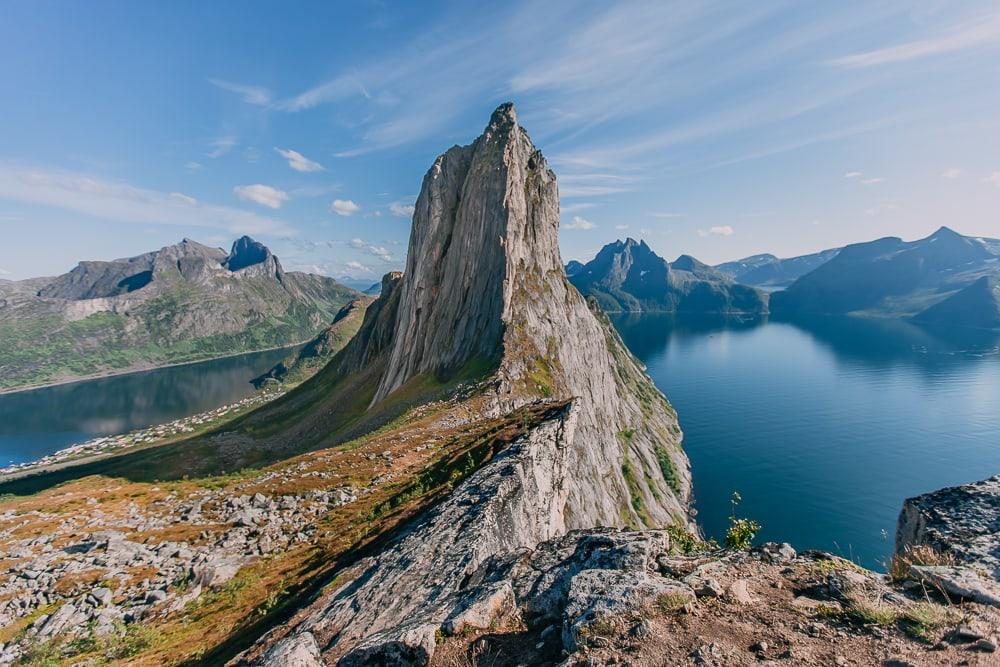 hesten hike senja norway segla view