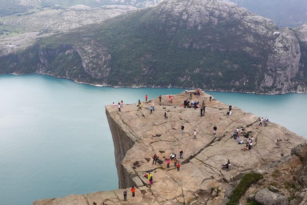 pulpit rock preikestolen norway