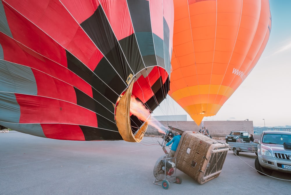 hot air balloon ride in mallorca