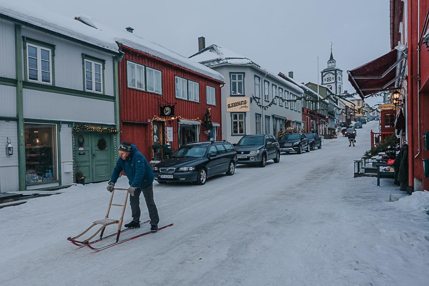 spark sled Røros Norway