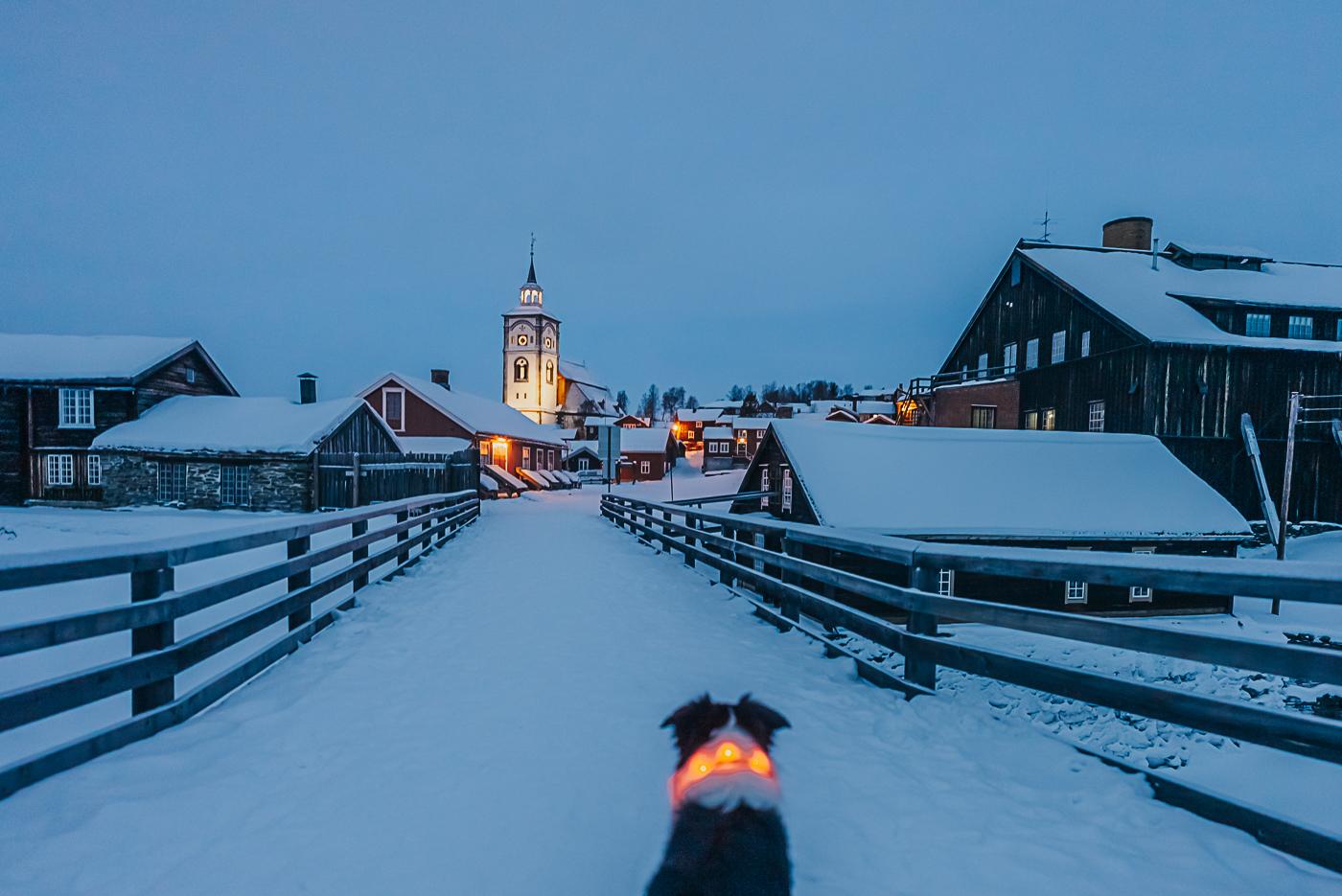 snow in Røros