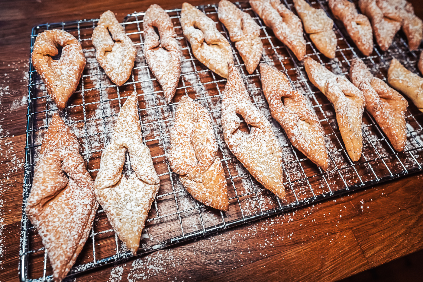 Norwegian Fattigmann Christmas cookies