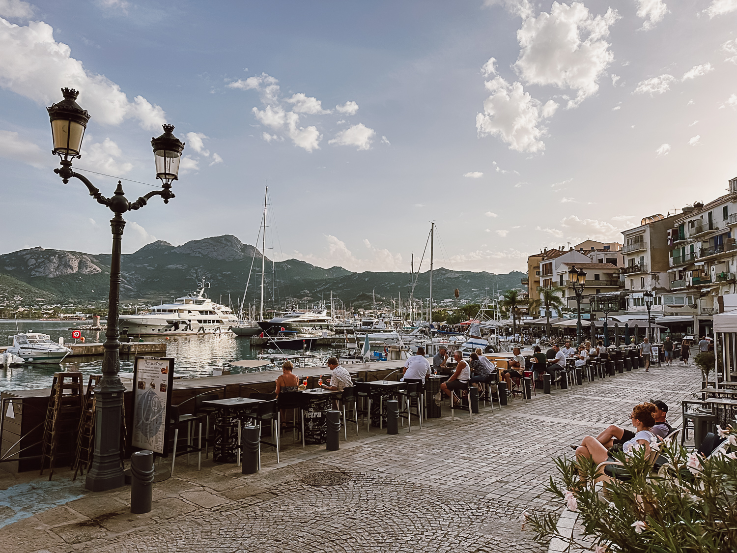 Calvi waterfront restaurants