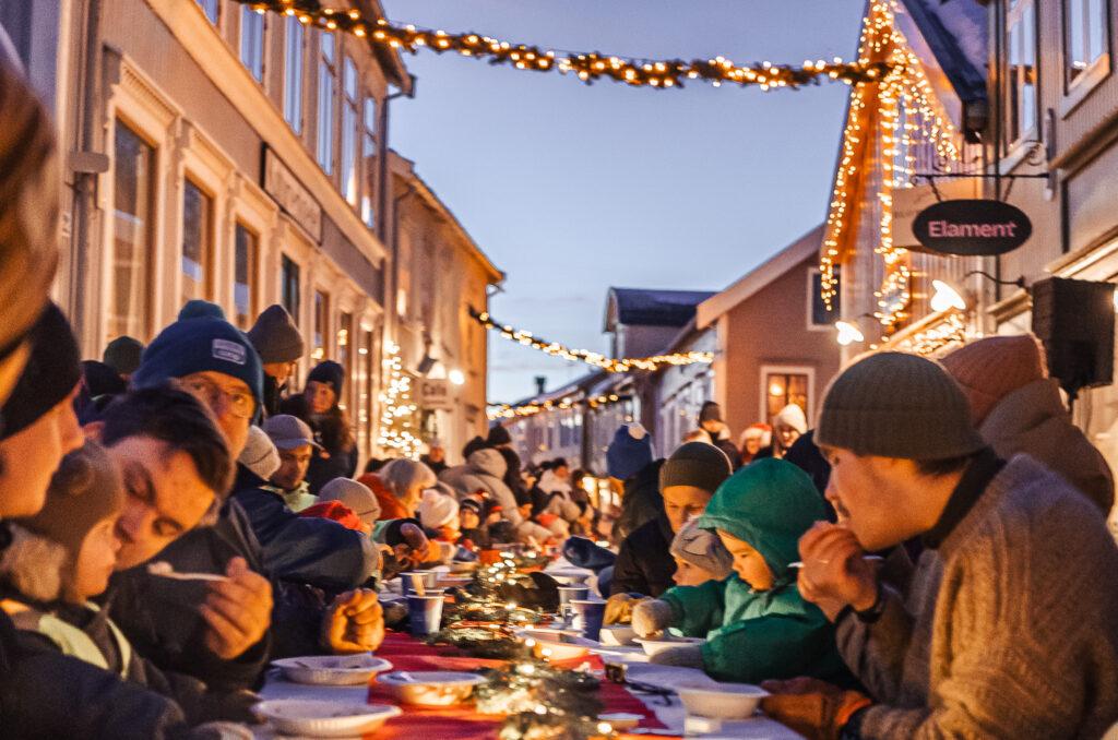 porridge table Mosjøen, Norway