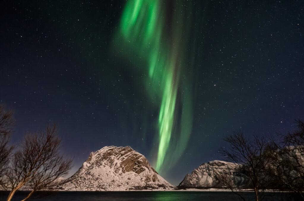 northern lights in Steigen, Norway