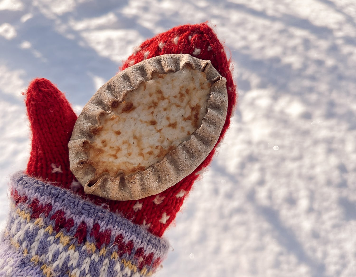 Karelian pie in Finland